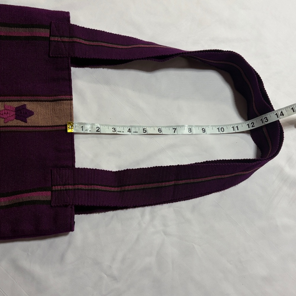 Guatemalan Woven tote bag from with cotton lining NWOT - Picture 5 of 6